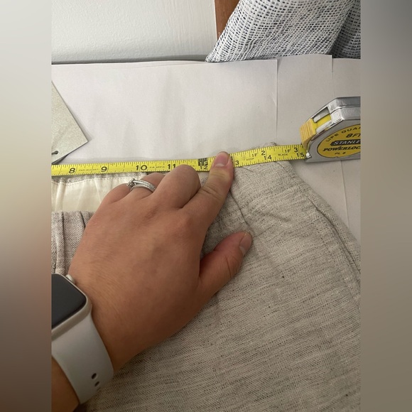 Poetry NWT Barrel Balloon Trousers Linen & Summer Wool Sz 10 Ecru Gray - Picture 7 of 10